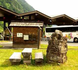Rast direkt an der Zahlstation