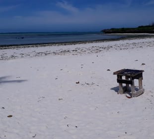 Strand vorm Rock Restaurant