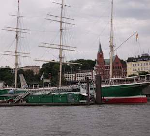 Hier liegt die Rickmer Rickmers das Museumschiff