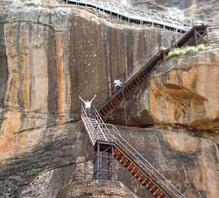 Die letzten Meter des Sigirya