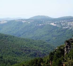 Am Weg zum Ipsarion - Ausblick