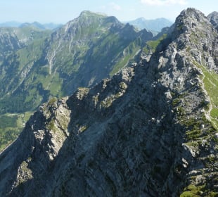 Bei unseren Wanderungen am Nebelhorn