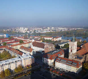 Panoramablick vom Oderturm