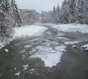 Winterlandschaft an der Bolgenach  