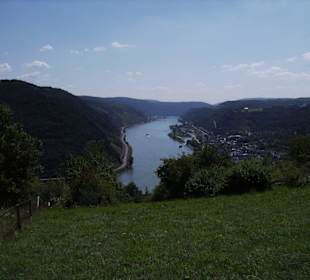 Schöne Aussicht bis Kaub