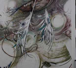 Kunst an der Hauswand