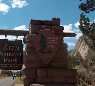 Entrata allo Zion National Park