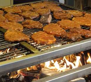 Schwenkgrill auf dem Lamberti-Markt