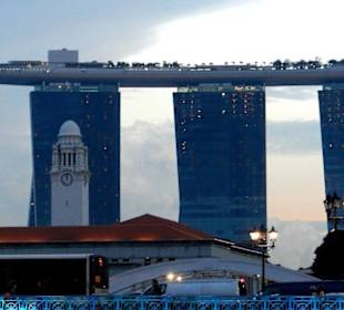 Blick vom Singapur River