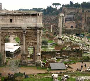 Blick auf das Forum Romanum
