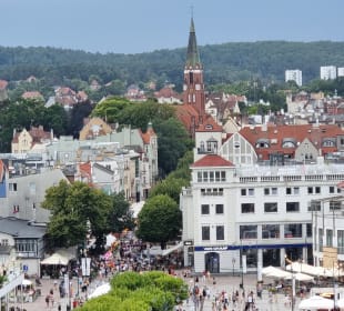 Blick auf Zoppot