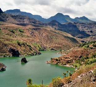Stausee bei La Sorrueda im September 2006