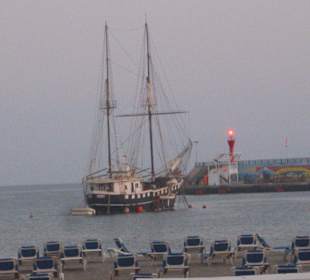 Ein Teil der Strandpromenade