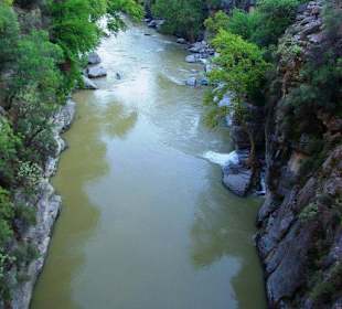 Rafting Selge Landschaft/An- & Abfahrt