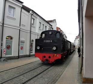 Molli Bahn, quer durch Bad Doberan