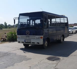 Der Hotelbus zum Strand