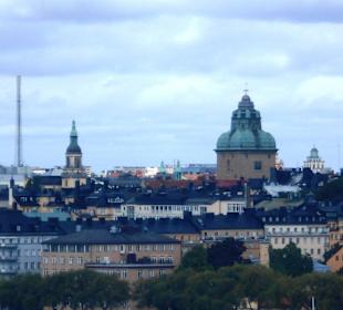 Blick vom Katarinahissen auf Stockholm