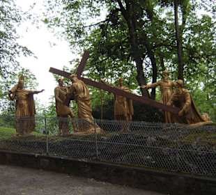 Station auf dem Kreuzweg