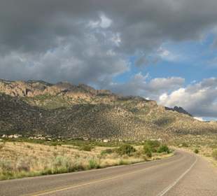Anfahrt zum Sandia Peak