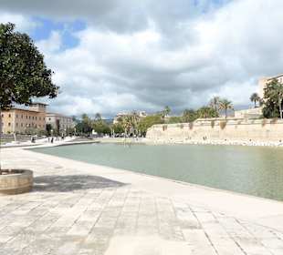 Park an der  Kathedrale La Seu