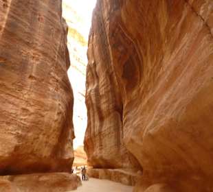 Schlucht nach Petra