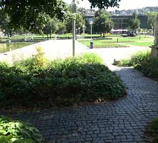 Statuen am Schlossplatz