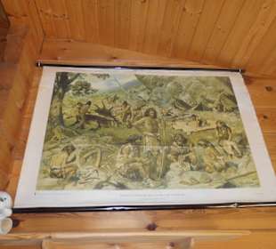 Bilder in der Hütte