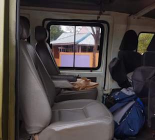 Unser Jeep, nicht mehr ganz neu, aber "rough"