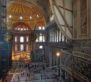 Blick von der Galerie