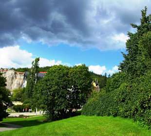 Im Kurpark unterwegs