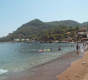 Schöner Sand-Kiesstrand von Turunc