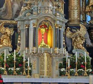Details des Hochaltars der Basilika St. Anna 