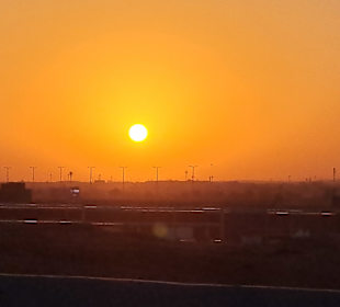 Sonnenaufgang in Kairo