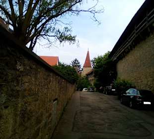 Stadtmauer in Rothenburg o.d. Tauber