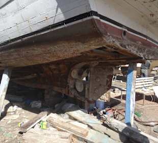 In der Werft unterwegs