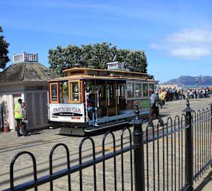 Endhaltestelle Cable Car Fisherman's Wharf