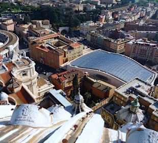 die Adienzhalle von der Kuppel aus