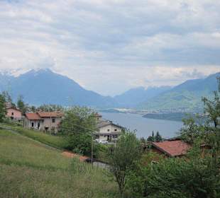 Blick von Stazzona zum See