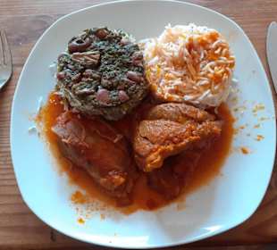 Auf dem Teller angerichtet