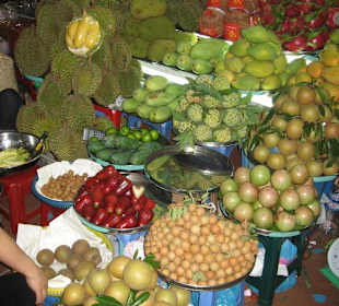 Obststand im Ben Thanh Markt