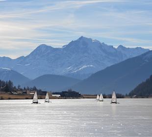 Eissegeln am Haidersee