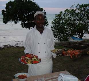 Abendessen am Diani Beach bei einheimischen Fischern