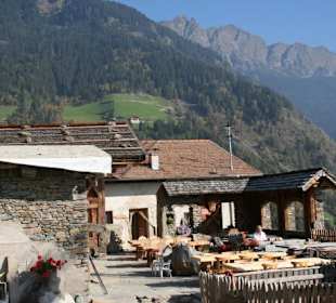 Sonnenterrasse des Dursterhofes