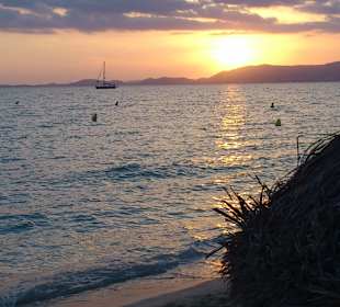 Sonnenuntergang an der Playa de Palma
