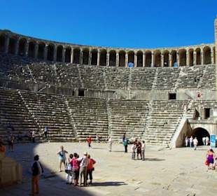 Aspendos An/Abfahrt Landschaft