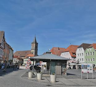 Beim Marktplatz von Bad Neustadt