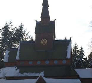 Die Stabkirche über Hahnenklee