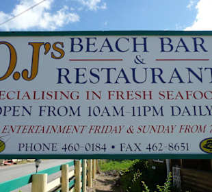 O.J's Beach Restaurant in Grab Hill