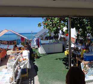 Blick auf die Stände