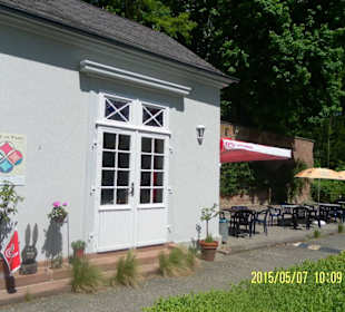 Blick von der Minigolfanlage